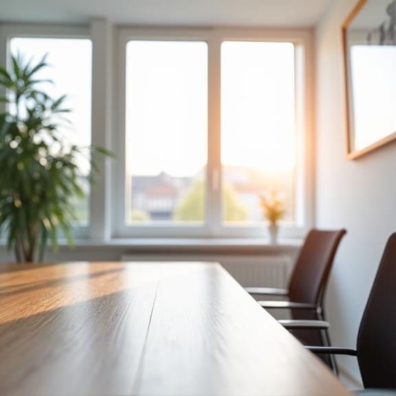 Heller und moderner Besprechungsraum der AlpenFinanz GmbH